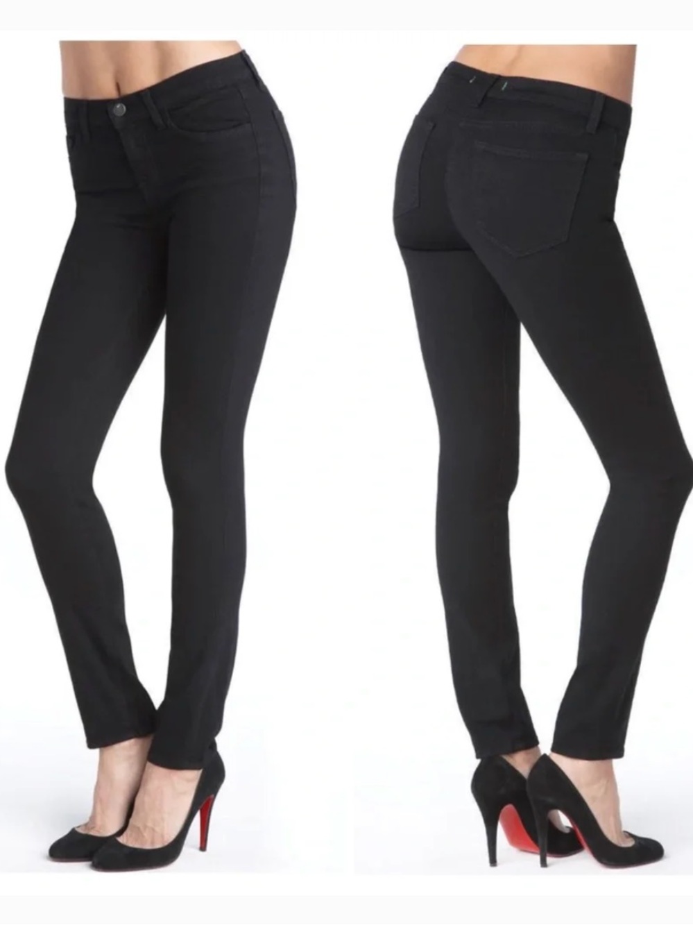 J Brand Sophia Mid-Rise Super Skinny Jean in Shadow